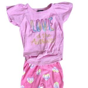 My Destiny Love is the Answer Heart 2 Piece Set Size 12 Months